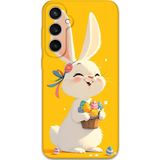 Gramaphone Galaxy S24 Plus Uyumlu Tavşan Desenli Telefon Kılıfı + Ekran Koruyucu - 5807