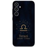 Gramaphone Galaxy S24 Plus Uyumlu Terazi Burcu Desenli Telefon Kılıfı + Ekran Koruyucu - 5774
