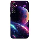 Gramaphone Galaxy S24 Plus Uyumlu Uzay Desenli Telefon Kılıfı + Ekran Koruyucu - 5862