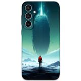 Gramaphone Galaxy S24 Plus Uyumlu Uzay Desenli Telefon Kılıfı + Ekran Koruyucu - 5864