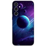 Gramaphone Galaxy S24 Plus Uyumlu Uzay Desenli Telefon Kılıfı + Ekran Koruyucu - 5866