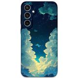 Gramaphone Galaxy S24 Plus Uyumlu Uzay Desenli Telefon Kılıfı + Ekran Koruyucu - 5868