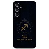 Gramaphone Galaxy S24 Plus Uyumlu Yay Burcu Desenli Telefon Kılıfı + Ekran Koruyucu - 5776