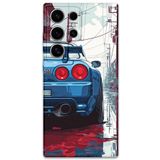 Gramaphone Galaxy S24 Ultra ile Uyumlu Araba Desenli Telefon Kılıfı + Ekran Koruyucu - 5761