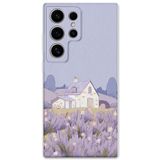 Gramaphone Galaxy S24 Ultra ile Uyumlu Çiçek Desenli Telefon Kılıfı + Ekran Koruyucu - 5800
