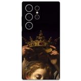 Gramaphone Galaxy S24 Ultra ile Uyumlu Retro Desenli Telefon Kılıfı + Ekran Koruyucu - 5833