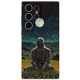 Gramaphone Galaxy S24 Ultra ile Uyumlu Retro Desenli Telefon Kılıfı + Ekran Koruyucu - 5844