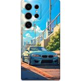 Gramaphone Galaxy S24 Ultra Uyumlu Araba Desenli Telefon Kılıfı + Ekran Koruyucu - 5760