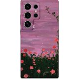 Gramaphone Galaxy S24 Ultra Uyumlu Çiçek Desenli Telefon Kılıfı + Ekran Koruyucu - 5793