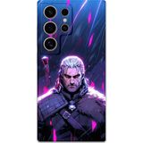 Gramaphone Galaxy S24 Ultra Uyumlu Geralt Desenli Telefon Kılıfı + Ekran Koruyucu - 5826