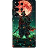 Gramaphone Galaxy S24 Ultra Uyumlu Samuray Desenli Telefon Kılıfı + Ekran Koruyucu - 5822