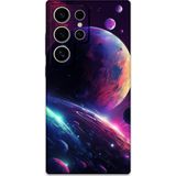Gramaphone Galaxy S24 Ultra Uyumlu Uzay Desenli Telefon Kılıfı + Ekran Koruyucu - 5862