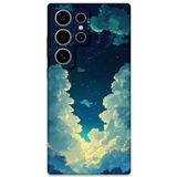 Gramaphone Galaxy S24 Ultra Uyumlu Uzay Desenli Telefon Kılıfı + Ekran Koruyucu - 5868
