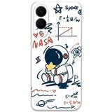Gramaphone Galaxy S25 Edge ile Uyumlu Astronot Desenli Telefon Kılıfı + Ekran Koruyucu - 5858