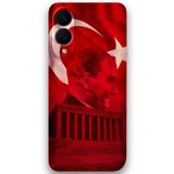 Gramaphone Galaxy S25 Edge ile Uyumlu Atatürk Desenli Telefon Kılıfı + Ekran Koruyucu - 5848