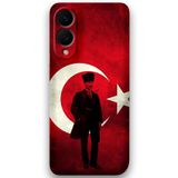 Gramaphone Galaxy S25 Edge ile Uyumlu Atatürk Desenli Telefon Kılıfı + Ekran Koruyucu - 5849