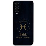 Gramaphone Galaxy S25 Edge ile Uyumlu Balık Burcu Desenli Telefon Kılıfı + Ekran Koruyucu - 5779