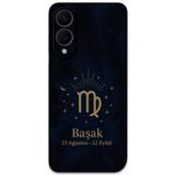 Gramaphone Galaxy S25 Edge ile Uyumlu Başak Burcu Desenli Telefon Kılıfı + Ekran Koruyucu - 5773