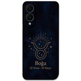 Gramaphone Galaxy S25 Edge ile Uyumlu Boğa Burcu Desenli Telefon Kılıfı + Ekran Koruyucu - 5769