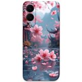 Gramaphone Galaxy S25 Edge ile Uyumlu Çiçek Desenli Telefon Kılıfı + Ekran Koruyucu - 5794