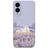 Gramaphone Galaxy S25 Edge ile Uyumlu Çiçek Desenli Telefon Kılıfı + Ekran Koruyucu - 5800