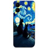 Gramaphone Galaxy S25 Edge ile Uyumlu Kedi Desenli Telefon Kılıfı + Ekran Koruyucu - 5782