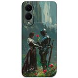 Gramaphone Galaxy S25 Edge ile Uyumlu Retro Desenli Telefon Kılıfı + Ekran Koruyucu - 5839
