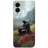 Gramaphone Galaxy S25 Edge ile Uyumlu Retro Desenli Telefon Kılıfı + Ekran Koruyucu - 5840