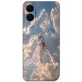 Gramaphone Galaxy S25 Edge ile Uyumlu Retro Desenli Telefon Kılıfı + Ekran Koruyucu - 5841