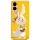 Gramaphone Galaxy S25 Edge ile Uyumlu Tavşan Desenli Telefon Kılıfı + Ekran Koruyucu - 5807