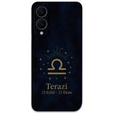 Gramaphone Galaxy S25 Edge ile Uyumlu Terazi Burcu Desenli Telefon Kılıfı + Ekran Koruyucu - 5774