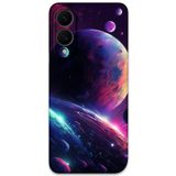 Gramaphone Galaxy S25 Edge ile Uyumlu Uzay Desenli Telefon Kılıfı + Ekran Koruyucu - 5862