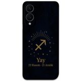 Gramaphone Galaxy S25 Edge ile Uyumlu Yay Burcu Desenli Telefon Kılıfı + Ekran Koruyucu - 5776