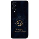 Gramaphone Galaxy S25 Edge ile Uyumlu Yengeç Burcu Desenli Telefon Kılıfı + Ekran Koruyucu - 5771