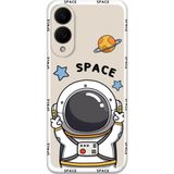Gramaphone Galaxy S25 Edge Uyumlu Astronot Desenli Telefon Kılıfı + Ekran Koruyucu - 5865