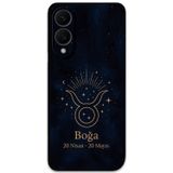 Gramaphone Galaxy S25 Edge Uyumlu Boğa Burcu Desenli Telefon Kılıfı + Ekran Koruyucu - 5769