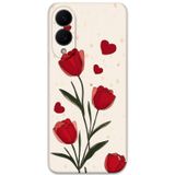 Gramaphone Galaxy S25 Edge Uyumlu Çiçek Desenli Telefon Kılıfı + Ekran Koruyucu - 5789