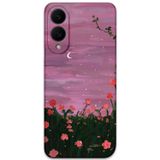 Gramaphone Galaxy S25 Edge Uyumlu Çiçek Desenli Telefon Kılıfı + Ekran Koruyucu - 5793