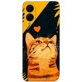 Gramaphone Galaxy S25 Edge Uyumlu Kedi Desenli Telefon Kılıfı + Ekran Koruyucu - 5783