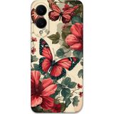 Gramaphone Galaxy S25 Edge Uyumlu Kelebek Desenli Telefon Kılıfı + Ekran Koruyucu - 5795