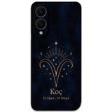 Gramaphone Galaxy S25 Edge Uyumlu Koç Burcu Desenli Telefon Kılıfı + Ekran Koruyucu - 5768