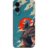 Gramaphone Galaxy S25 Edge Uyumlu Kratos Desenli Telefon Kılıfı + Ekran Koruyucu - 5824