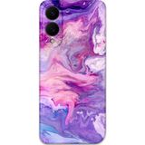 Gramaphone Galaxy S25 Edge Uyumlu Mermer Desenli Telefon Kılıfı + Ekran Koruyucu - 5813