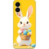 Gramaphone Galaxy S25 Edge Uyumlu Tavşan Desenli Telefon Kılıfı + Ekran Koruyucu - 5806