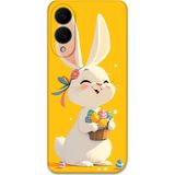 Gramaphone Galaxy S25 Edge Uyumlu Tavşan Desenli Telefon Kılıfı + Ekran Koruyucu - 5807