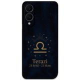 Gramaphone Galaxy S25 Edge Uyumlu Terazi Burcu Desenli Telefon Kılıfı + Ekran Koruyucu - 5774