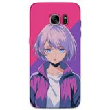 Gramaphone Galaxy S7 Edge Uyumlu Anime Desenli Telefon Kılıfı + Ekran Koruyucu - 5742
