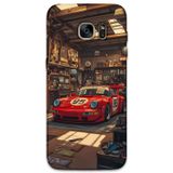 Gramaphone Galaxy S7 Edge Uyumlu Araba Desenli Telefon Kılıfı + Ekran Koruyucu - 5759