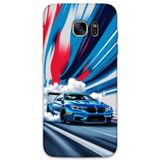 Gramaphone Galaxy S7 Edge Uyumlu Araba Desenli Telefon Kılıfı + Ekran Koruyucu - 5762