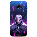 Gramaphone Galaxy S7 Edge Uyumlu Geralt Desenli Telefon Kılıfı + Ekran Koruyucu - 5826